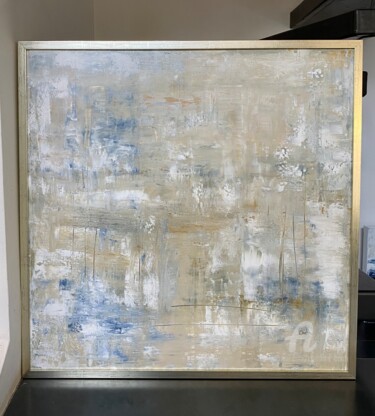 Peinture intitulée "Graffiti d or" par Christine Barth Mroz, Œuvre d'art originale, Acrylique Monté sur Châssis en bois