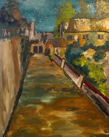 Peinture intitulée "Promenade imaginaire" par Olivier De Pooter, Œuvre d'art originale, Acrylique