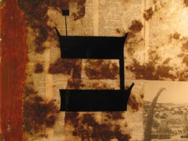 Collages titled "bet" by Danny Hughes, Original Artwork