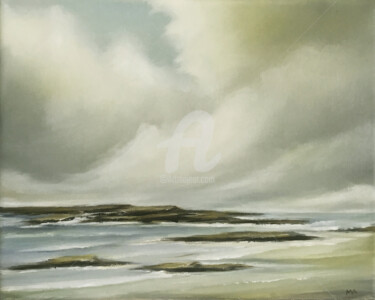 Painting titled "Changing Of The Tid…" by Mullo, Original Artwork, Oil