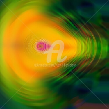 Digital Arts titled "Abstract reflects" by Rudy L. Henderson, Original Artwork, Digital Collage