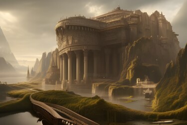 Digital Arts titled "antico palazzo" by Lorenzo Corti, Original Artwork, AI generated image
