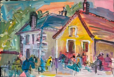 "Vieille-Eglise 85" başlıklı Tablo Jean-François Groisy tarafından, Orijinal sanat, Akrilik