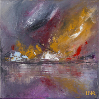 Les éléments Peinture intitulée "Les éléments" par Helena Monniello, Œuvre d'art originale, Acrylique Monté sur Châssis en bois