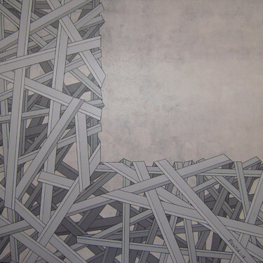 Painting titled "N° 11" by Stephane Pontié, Original Artwork, Acrylic