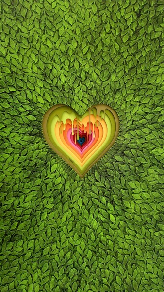 MELTING HEART ESSENCE 雕塑 标题为“MELTING HEART ESSEN…” 由Daniel Du Preez, 原创艺术品, 纸