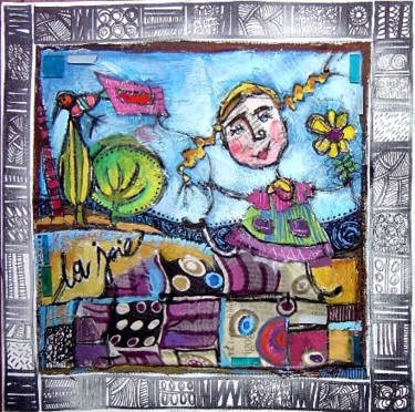 Peinture intitulée "LA JOIE" par Catherine Suchocka, Œuvre d'art originale