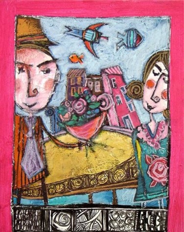 Peinture intitulée "PARDON..." par Catherine Suchocka, Œuvre d'art originale