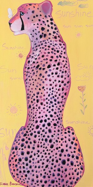 「Sunshine 2」というタイトルの絵画 Daria Borisovaによって, オリジナルのアートワーク, アクリル