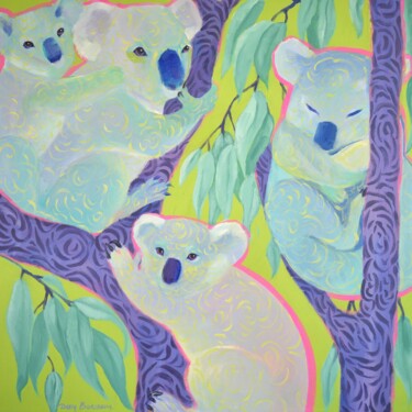 Painting titled "Open Heart" by Daria Borisova, Original Artwork, Acrylic