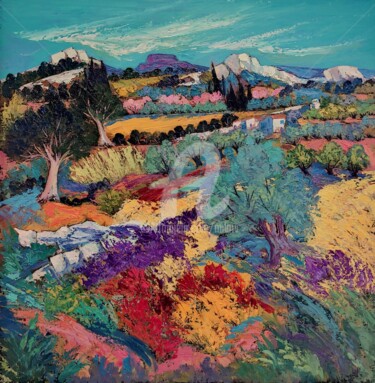 绘画 标题为“Provence sauvage” 由Milorv, 原创艺术品, 油