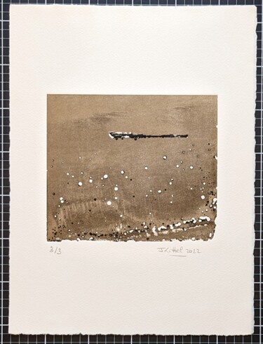 Printmaking titled "Eau-forte 07. Noir/…" by Jean Kittel, Original Artwork, Etching