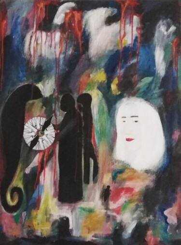 绘画 标题为“Αφηρημένο” 由Maria Καραγεωργιου, 原创艺术品, 丙烯