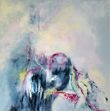Peinture intitulée "Solitude" par Françoise Dugourd-Caput, Œuvre d'art originale, Huile Monté sur Châssis en bois