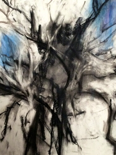 图画 标题为“Winter tree iii” 由Fatima Fernandes, 原创艺术品, 木炭