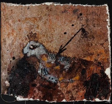 Peinture intitulée "Caza" par Véronique Attia, Œuvre d'art originale, Acrylique Monté sur Verre