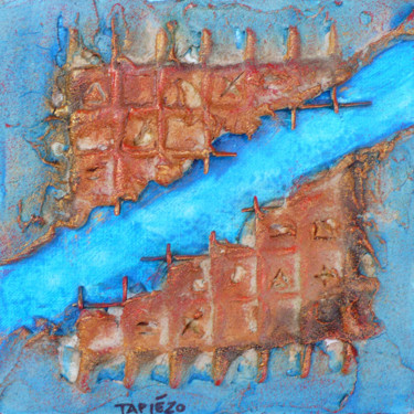 Peinture intitulée "La vie cool toujour…" par Tapiezo, Œuvre d'art originale, Autre