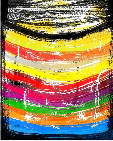 Arte digitale intitolato "D048/2023" da Marco Zautzik, Opera d'arte originale, Pittura digitale