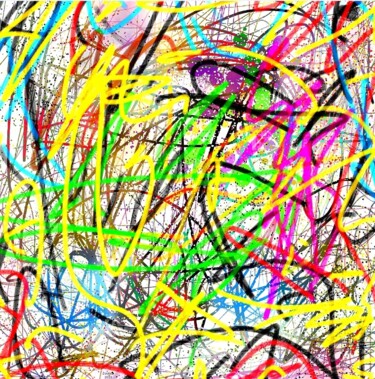 Arte digitale intitolato "D049/2023" da Marco Zautzik, Opera d'arte originale, Pittura digitale