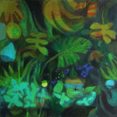 Pittura intitolato "Soul jungle" da Daniela Vignati, Opera d'arte originale, Acrilico Montato su Telaio per barella in legno