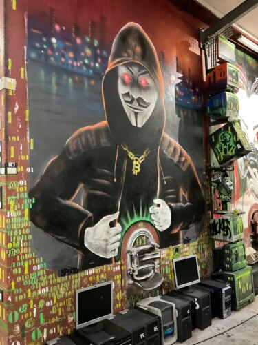 "GRAFFITI MUSEE SPIK…" başlıklı Tablo F. Spi-K-Tri tarafından, Orijinal sanat, Sprey boya