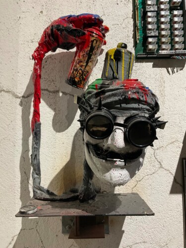 雕塑 标题为“SCULPTUR MUSEE SPIK…” 由F. Spi-K-Tri, 原创艺术品, 金属