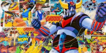 제목이 "Comics goldorak 1"인 미술작품 Dominique Kleiner로, 원작, 디지털 페인팅