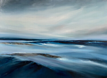 One Painting titled "One" by Alena Kovalli, Original Artwork, Oil Mounted on Wood Stretcher frame