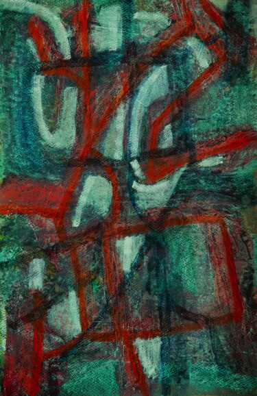 Peinture intitulée "Verdandi" par Philippe Casaubon, Œuvre d'art originale, Huile