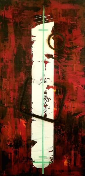 Peinture intitulée "Building" par Thot, Œuvre d'art originale, Acrylique