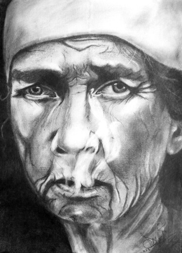 Dessin intitulée "time" par Teresa Di Marte, Œuvre d'art originale, Graphite