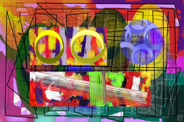 Digital Arts titled "Amalgam" by Marc Bulyss, Original Artwork, Digital Painting