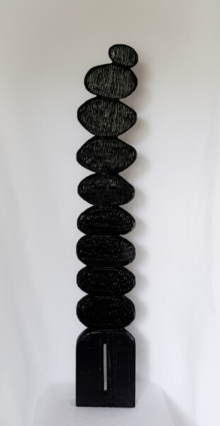 Sculpture titled "Cairn" by Annbo, Original Artwork, Wood