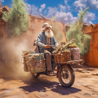Arte digital titulada "Ganja Smuggler" por Ddking, Obra de arte original, Imagen generada por IA