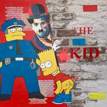 Painting titled "The skid" by Sayam, Original Artwork, Acrylic
