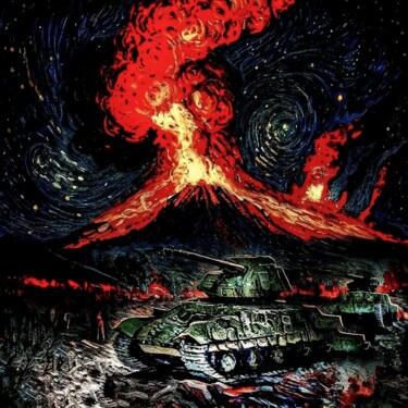 绘画 标题为“Impressioni passive…” 由Alfio Catania Bruciovento, 原创艺术品, 丙烯