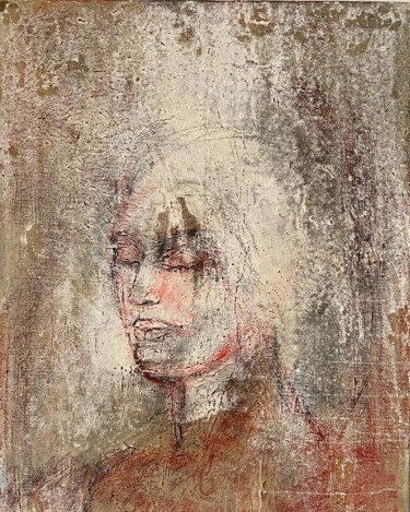 "Whispers of Ash and Ember" 绘画 标题为“"Whispers of Ash an…” 由Homayoon H, 原创艺术品, 油