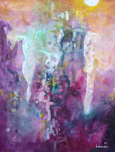 Peinture intitulée "Les muses" par Lorenz, Œuvre d'art originale, Acrylique