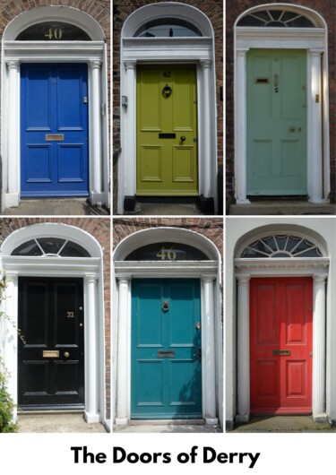The Doors of Derry #2 Photographie intitulée "The Doors of Derry…" par Emma Cownie, Œuvre d'art originale, Photographie numérique