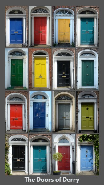 Photography titled "The Doors of Derry…" by Emma Cownie, Original Artwork, Digital Photography
