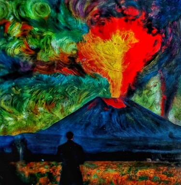 제목이 "Impressioni passive…"인 미술작품 Alfio Catania Bruciovento로, 원작, 아크릴