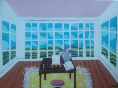 Peinture intitulée "Loss" par Justin Myers, Œuvre d'art originale, Huile