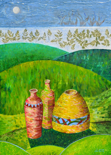 绘画 标题为“Тріо / Trio / Трио” 由Sergiy Totuha (Totuha), 原创艺术品, 油