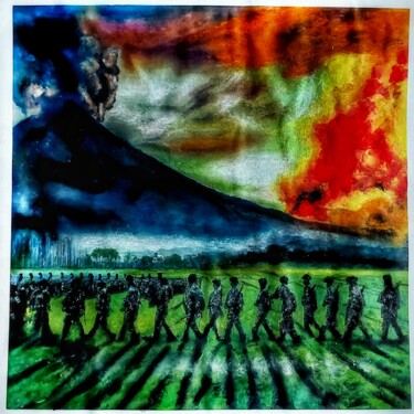 绘画 标题为“Impressioni passive…” 由Alfio Catania Bruciovento, 原创艺术品, 丙烯