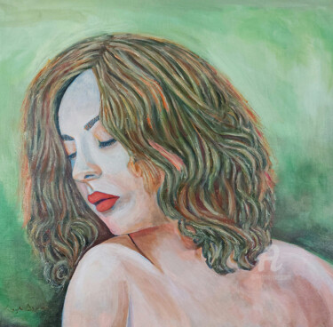 Il giardino dei sogni Peinture intitulée "Il giardino dei sog…" par Angelo Arcamone, Œuvre d'art originale, Acrylique Monté sur Châssis en bois