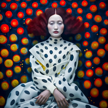 数字艺术 标题为“Inspired Girls - Re…” 由Andrea Tscherbner, 原创艺术品, AI生成的图像