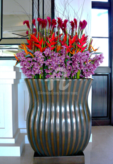 Macau - Flower Arrangement at a Hotel Lobby Photography titled "Macau - Flower Arra…" by Clement Tsang, Original Artwork, Digital Photography
