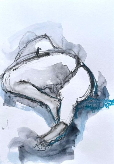 Clarinha perspective belle et énigmatique 图画 标题为“Clarinha perspectiv…” 由Helene Vogel, 原创艺术品, 木炭