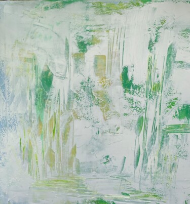 Peinture intitulée "Spring graffiti" par Christine Barth Mroz, Œuvre d'art originale, Acrylique Monté sur Châssis en bois