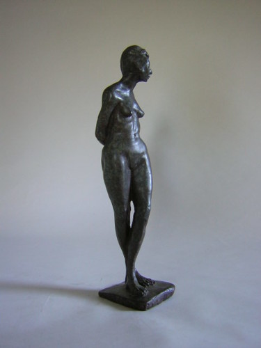 Sculpture titled "woman waiting (fs24)" by Richard Herr, Original Artwork